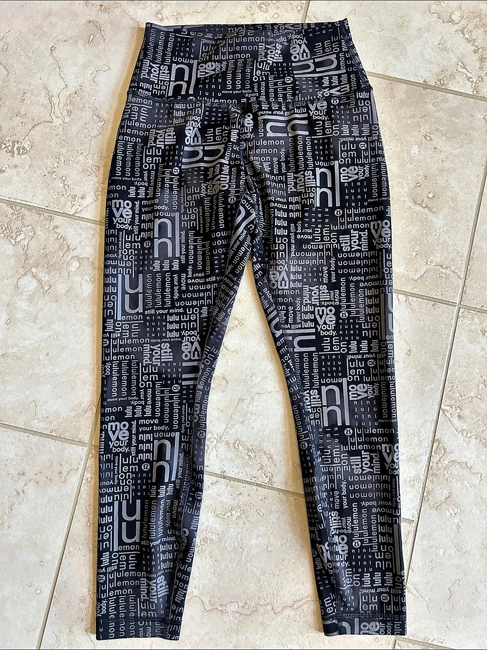 lululemon Still Your Mind Move Your Body Printed Leggings